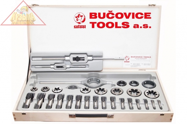 Набор резьбонарезной в деревянной коробке BUCOVICE 312100