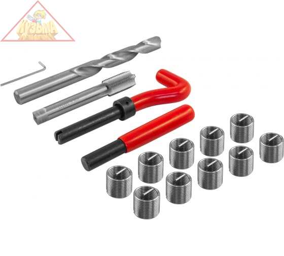 Набор для восстановления резьбы Thorvik TRIS1415 M14x1.5, 15 предметов