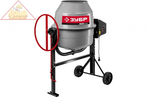 Бетономешалка ЗУБР 200 л БМЧ-200, арт. БМЧ-200