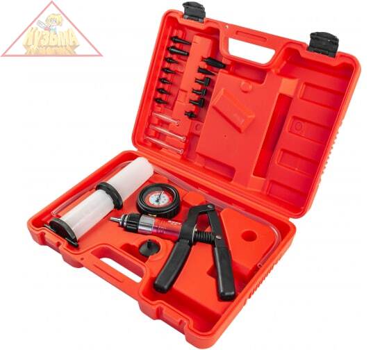 Приспособление вакуумное для проверки герметичности в наборе Thorvik, 19 предметов, арт. VPP