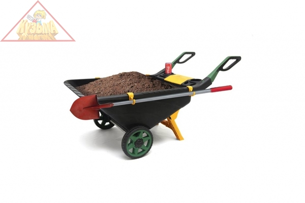 Садовая тележка HELEX черная/зеленая, 80 л H815 