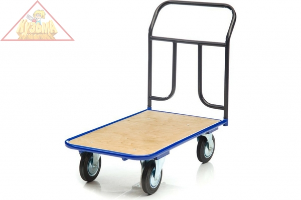 Тележка платформенная Стелла-техник КПТ-500-160-К , с фанерой, 600х1000мм