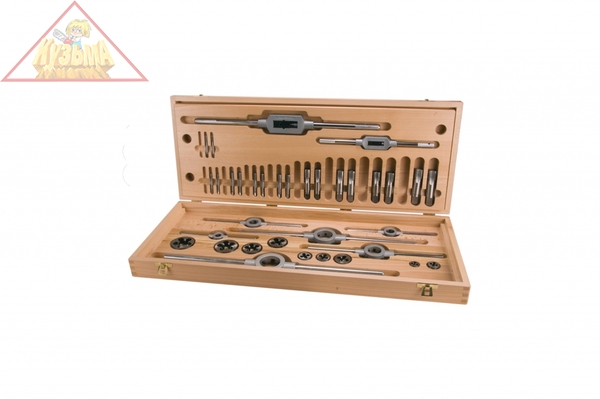 Набор метчиков и плашек Ruko UNF 1/4-1.0 HSS-G 35пр 245073