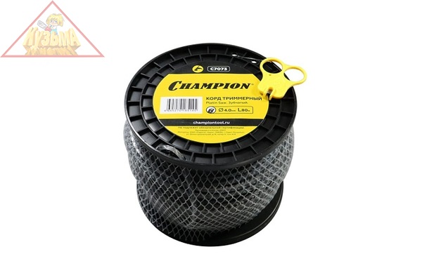 Корд триммерный Platin Saw (4.0 мм; 80 м; зубчатый) CHAMPION C7073