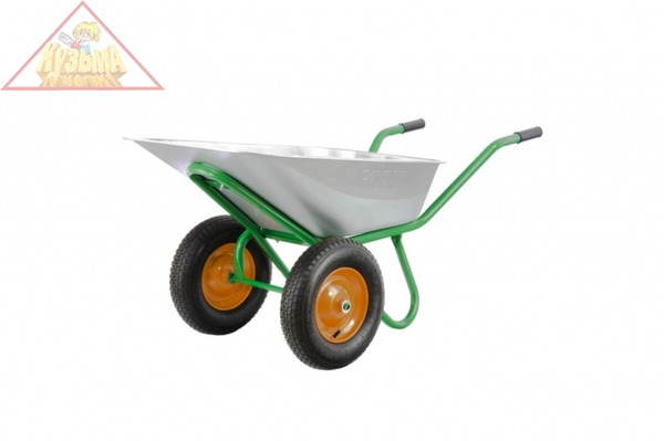 Тачка садово-строительная, 2-х колесная, усиленная, грузоподъемность 320 кг, объем 100 л// Palisad арт. 6892339