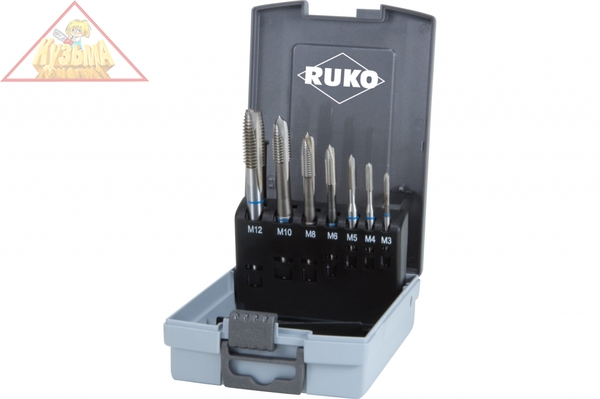 Набор машинных метчиков RUKO HSS M3-M12 245057RO