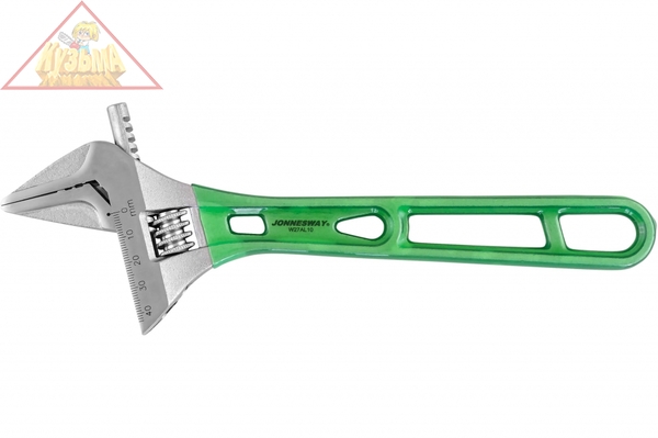 W27AL10 Ключ разводной с облегченной рукояткой, 0-43 мм, L-250 мм.Jonnesway