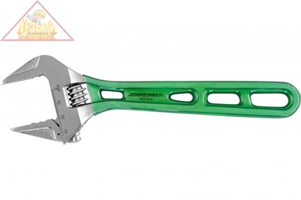 W27AL8 Ключ разводной с облегченной рукояткой, 0-32 мм, L-200 мм.Jonnesway