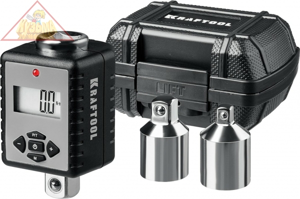 Динамометрический адаптер с переходниками KRAFTOOL Grand 1/2" 64044-200