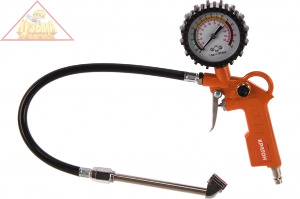 Пистолет для подкачки шин с электронным манометром Кратон TIG-03E 3 01 09 039