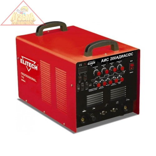 Сварочный инвертор TIG ELITECH АИС 200 АДИ AC/DC (арт. 163349)