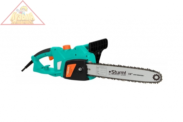 Пила электрическая цепная Sturm!, поперечный двигатель, 2.0кВт, шина 16"(405 мм), арт. CC2016P