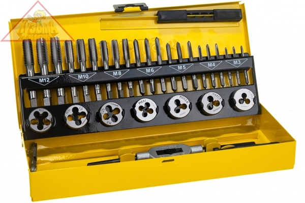 Набор метчиков и плашек STAYER MASTER 32 предмета 28014-H32