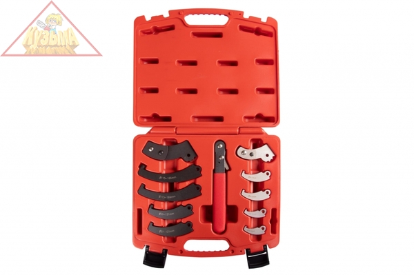 Набор радиусных шарнирных ключей МАСТАК 19-166 мм, кейс, 11 предметов 026-00011C