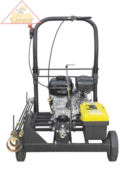 Прочистная штанговая машина с бензиновым приводом 6,5 л.с. для прочистки канализации CROCODILE 50700L-30