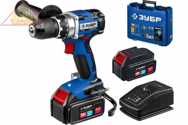 Бесщеточная дрель-шуруповерт ЗУБР Профессионал DB-201-42