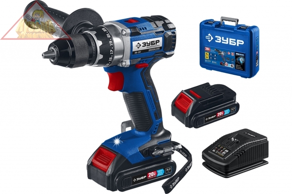 Бесщеточная дрель-шуруповерт ЗУБР Профессионал DB-201-22