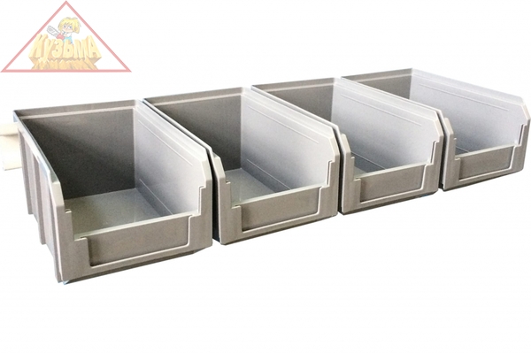 Органайзер настенный Стелла-техник V-2-650-серый , 4 ящика V-2