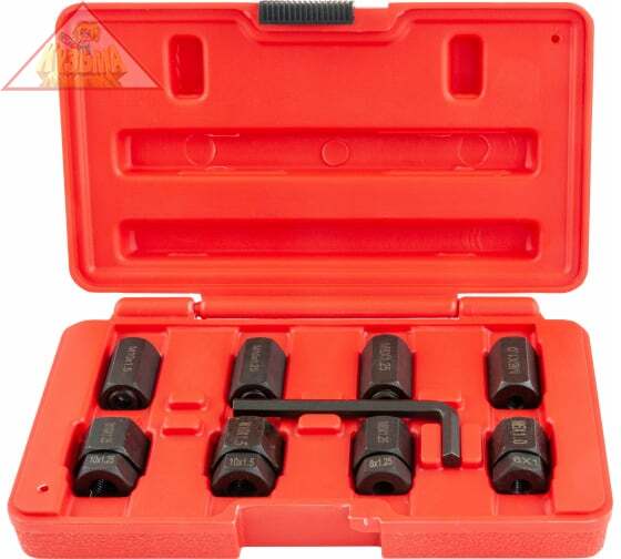 Набор шпильковертов Thorvik SRIS9 М6-М10, 9 предметов