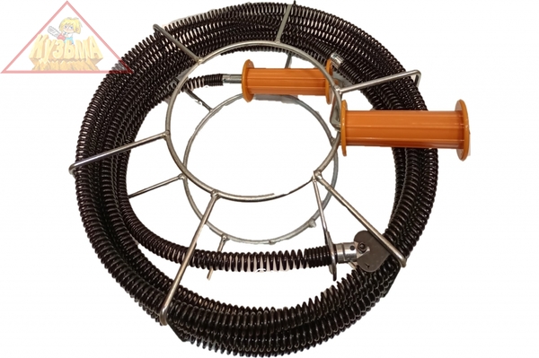 Набор для прочистки канализации до 110мм 15 метров. КРОКОЧИСТ (51315-16-15Н)