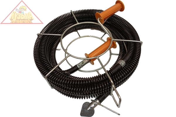 Набор для прочистки канализации до 160мм 7 метров. КРОКОЧИСТ (51315-22-7Н)