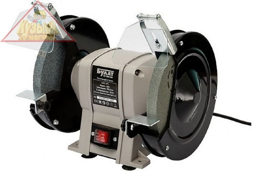 Точильный станок 450Вт, ф200мм, 2950об/мин БУЛАТ СТ-200/450