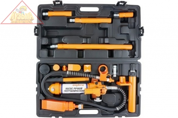 OHT948N Набор гидравлического инструмента для кузовного ремонта 4 т. 18 предметов.OMBRA