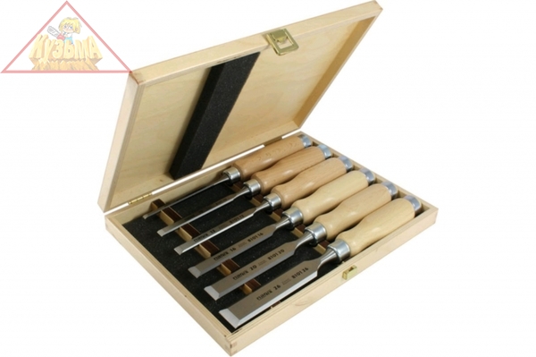 Набор из 6 плоских стамесок Wood Line Profi Narex (853055)