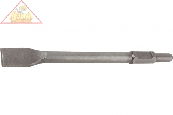 Зубило цилиндрическое для отбойных молотков Кратон 30х410х35 мм, HEX 30, 1 03 06 002