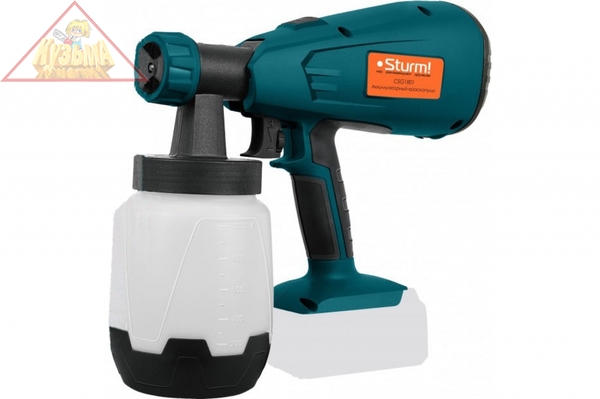 Аккумуляторный краскопульт Sturm! CSG1801 1BatterySystem