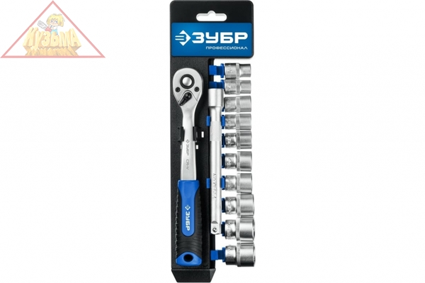 Набор торцовых головок ЗУБР Профессионал ТС-12 12 предметов 27646-H12_z01