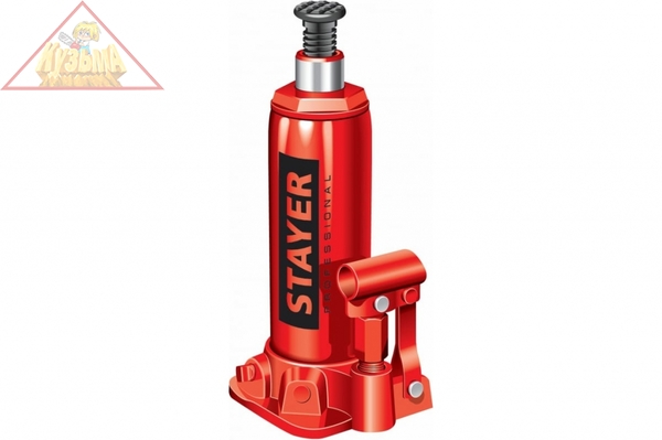 Гидравлический бутылочный домкрат Stayer RED FORCE 8т, 230-457 мм 43160-8_z01