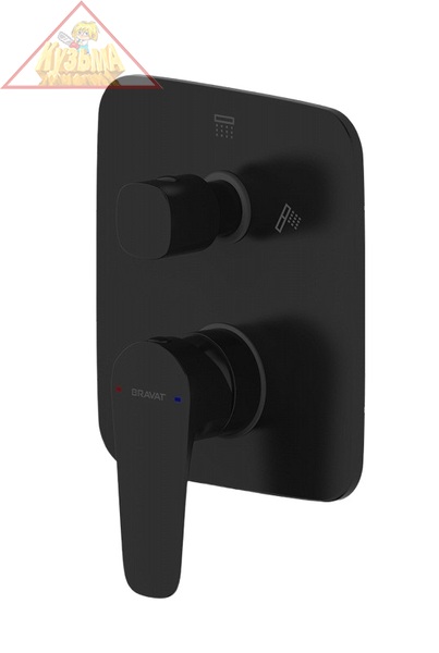 Встраиваемый смеситель 2-функц. Bravat Source PB8173218BW-2-ENG