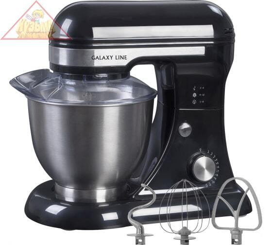 Планетарный миксер GALAXY GL2230, арт.гл2230черн