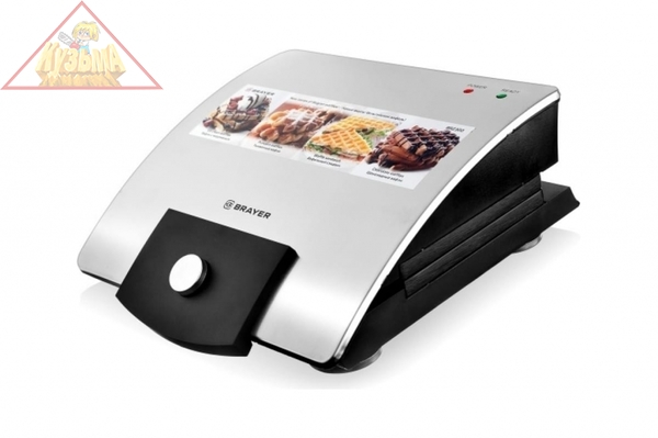 Вафельница BRAYER BR2300, 750 Вт, антипригарное покрытие