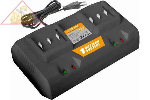 Устройство зарядное (18 В; 2х4 А) для дрелей и шуруповертов Sturm SBC1822