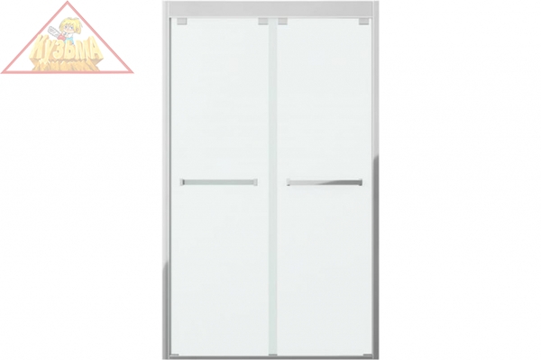 Душевая дверь в нишу с двумя раздвижными дверьми 1200х2000мм BRAVAT STREAM арт BD120.4203S