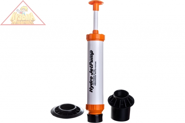 Вантуз для удаления засоров гидроударом (в комплекте с тремя насадками евро, стандарт, угол с юбкой) КРОКОЧИСТ Энергия 51220