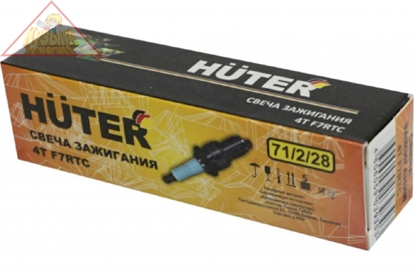 Свеча зажигания 4T F7RTC Huter 71/2/28