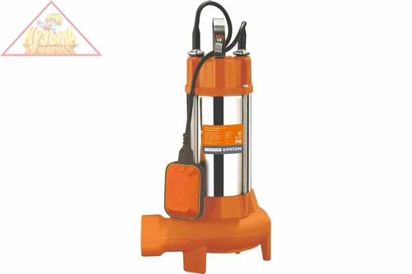 Насос фекальный КРАТОН NF550, д/грязной воды, чугун.,5 04 02 025