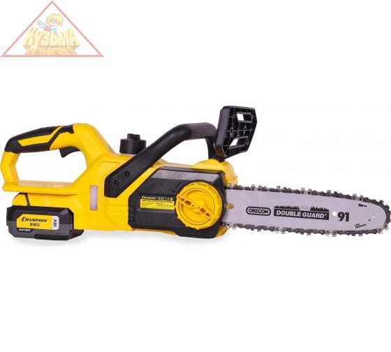 Пила аккумуляторная CHAMPION CSB400  (36В4,0Ач Li-ion3,6кг14мин 14" 3/8-1,3-52,7300об/мин безАКБиЗУ)