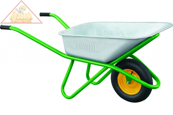 Тачка садово-строительная, усиленная, грузоподъемность 200 кг, объем 90 л PALISAD