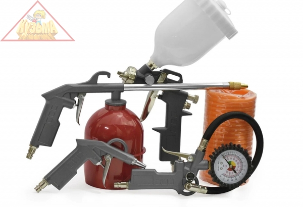 Набор пневмоинструментов из 5 предметов Парма НПИ 005-1 (02.020.00014)