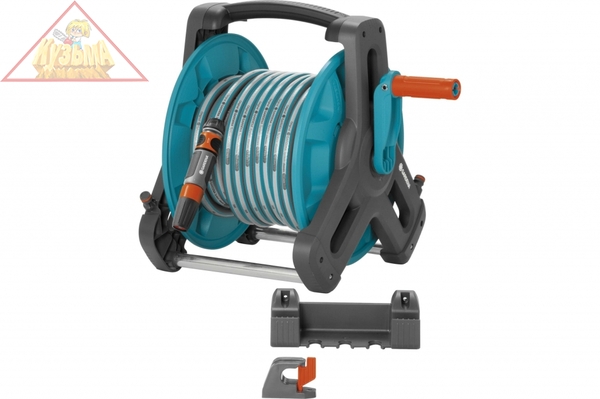 Катушка Gardena Classic 50 со шлангом, фитингами и настенным креплением, арт. 08009-20.000.00