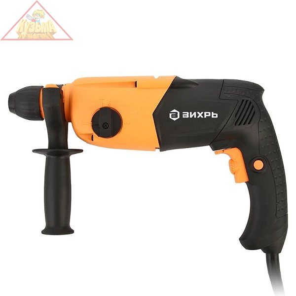 Перфоратор электрический ударный, дрель Вихрь П-800 K 72/3/6