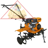 Мотоблок CARVER MT-900 (9,0л.с., 2вперед/1назад, рег.руль, с фрезами, max.шир.1200мм.)