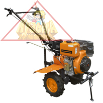 Мотоблок CARVER MT-900DE дизель (9,0л.с., эл.старт.,2впер/1наз, рег.руль, с фрез., max.шир.1200мм.)