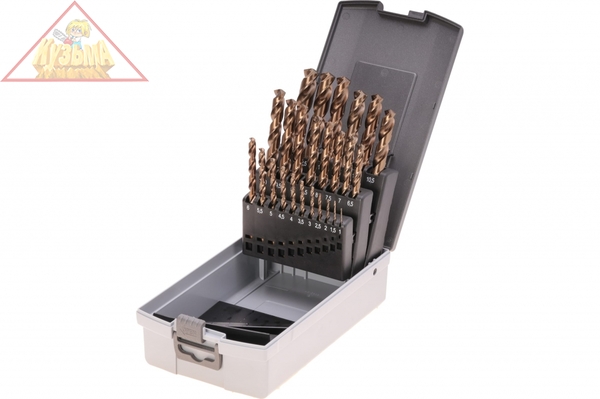 Набор из 25-ти шт. сверел HSS-Co (1,0-13мм.) RUKO арт.215215RO