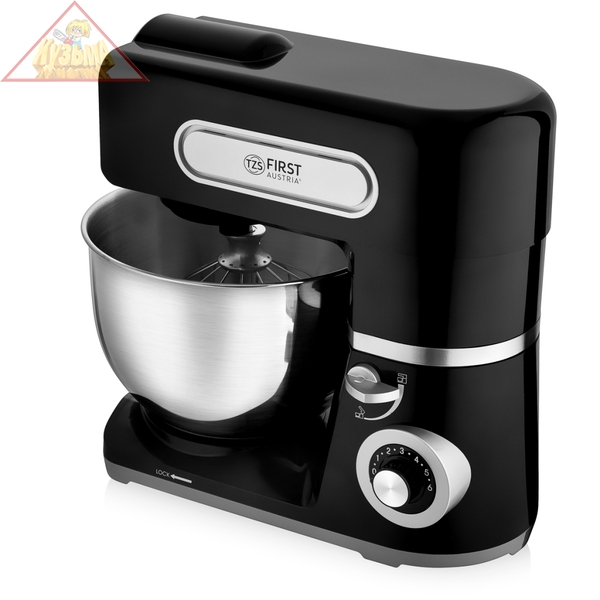 Миксер-тестомес FIRST Мощность: 1500 Вт.Емкость чаши: 6.0 л.Функция замешивания теста до 2 кг арт.FA-5259-5