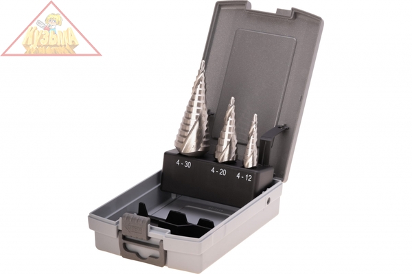 Набор ступенчатых сверл HSS (3 шт; 0/9, 1, 2) RUKO 101026RO